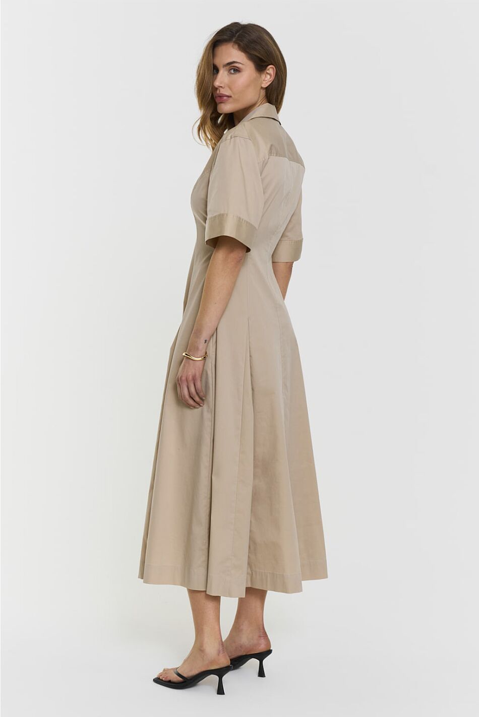 LOU DRESS BEIGE