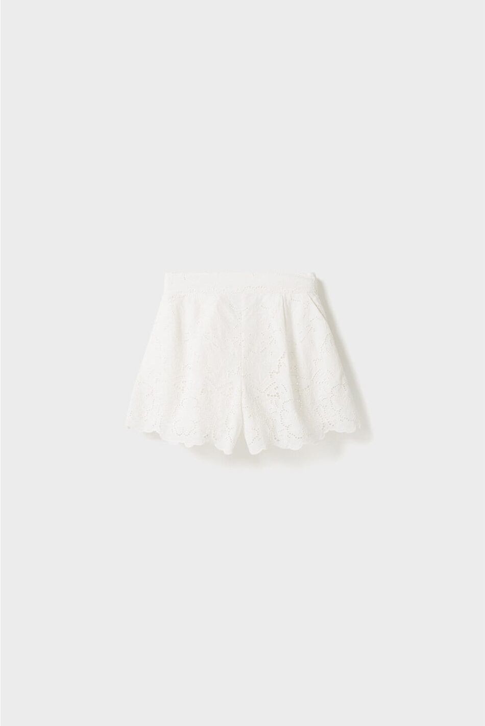 MEIRA BRODERIE SHORTS WHITE