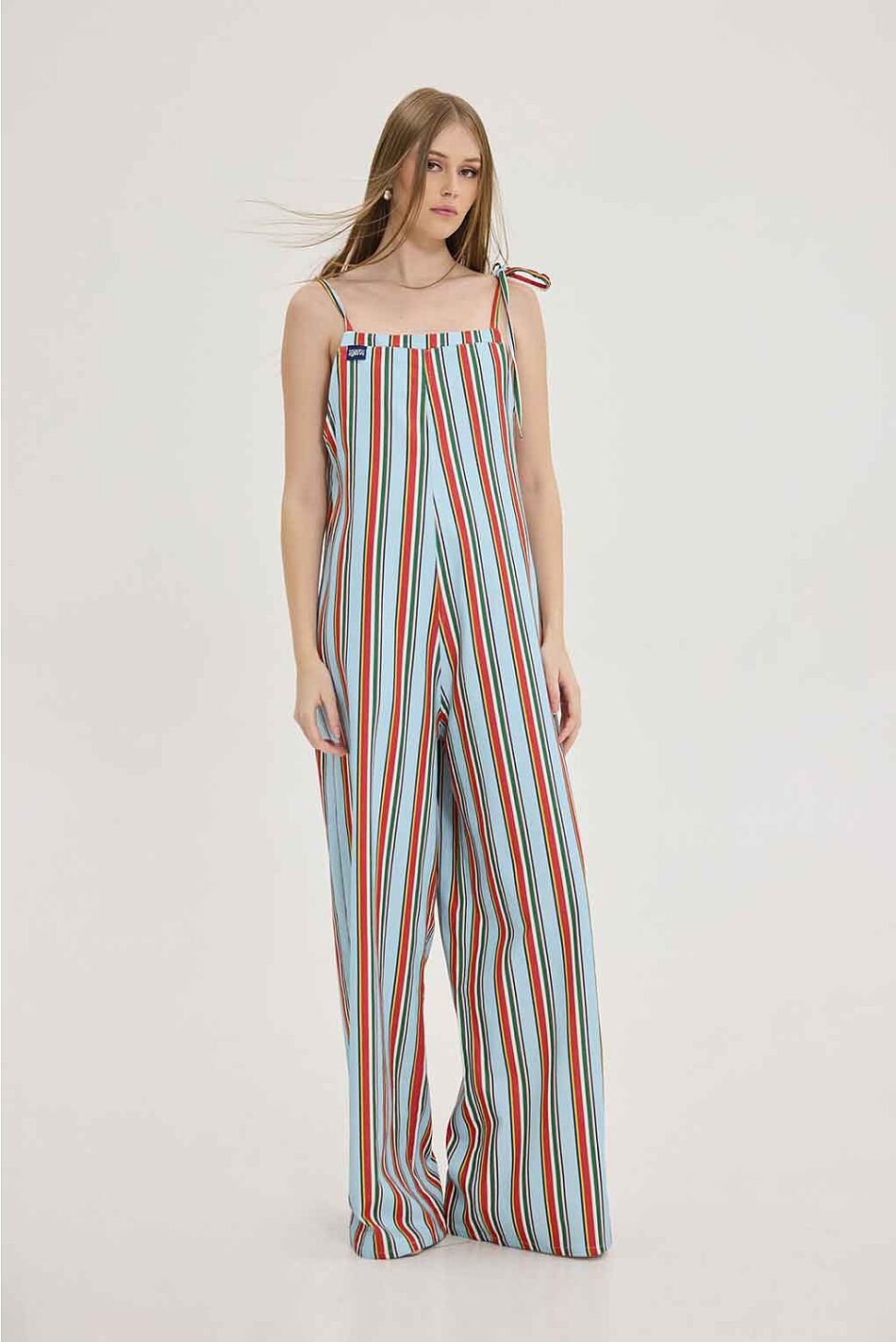 MICAELA JUMPSUIT LIGHT BLUE STRIPES