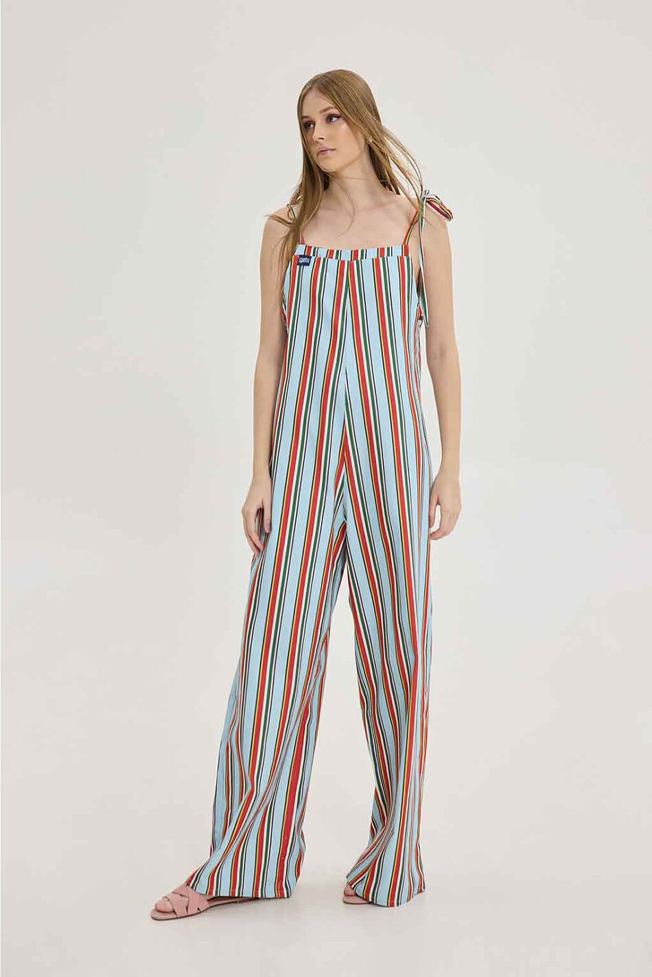 MICAELA JUMPSUIT LIGHT BLUE STRIPES