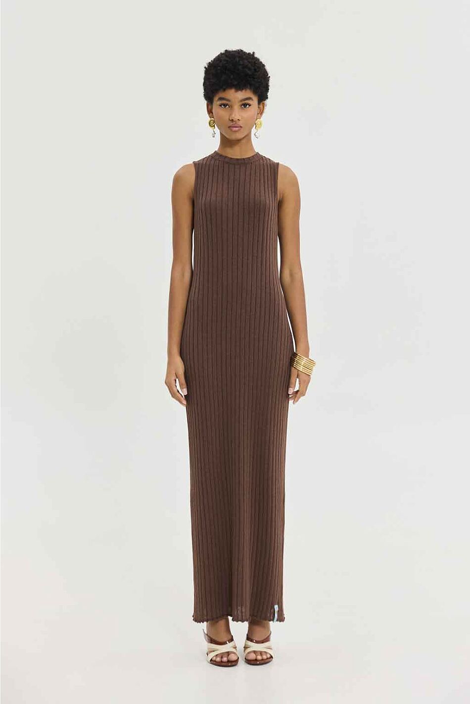 MOANA DRESS BROWN