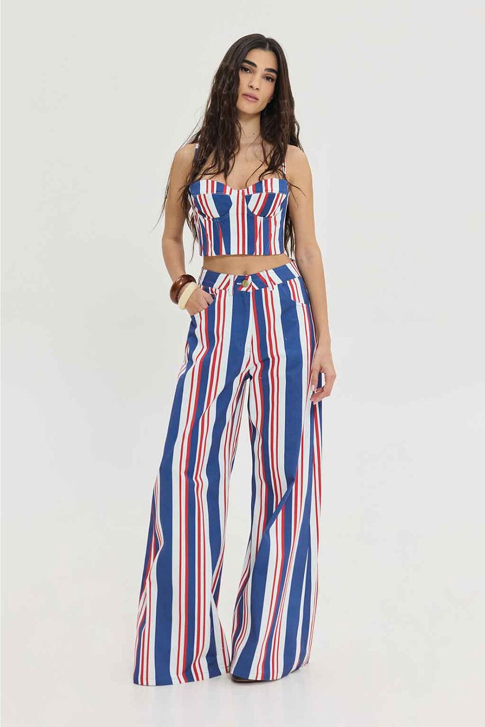 SALEM DENIM PANTS NAUTICA STRIPES