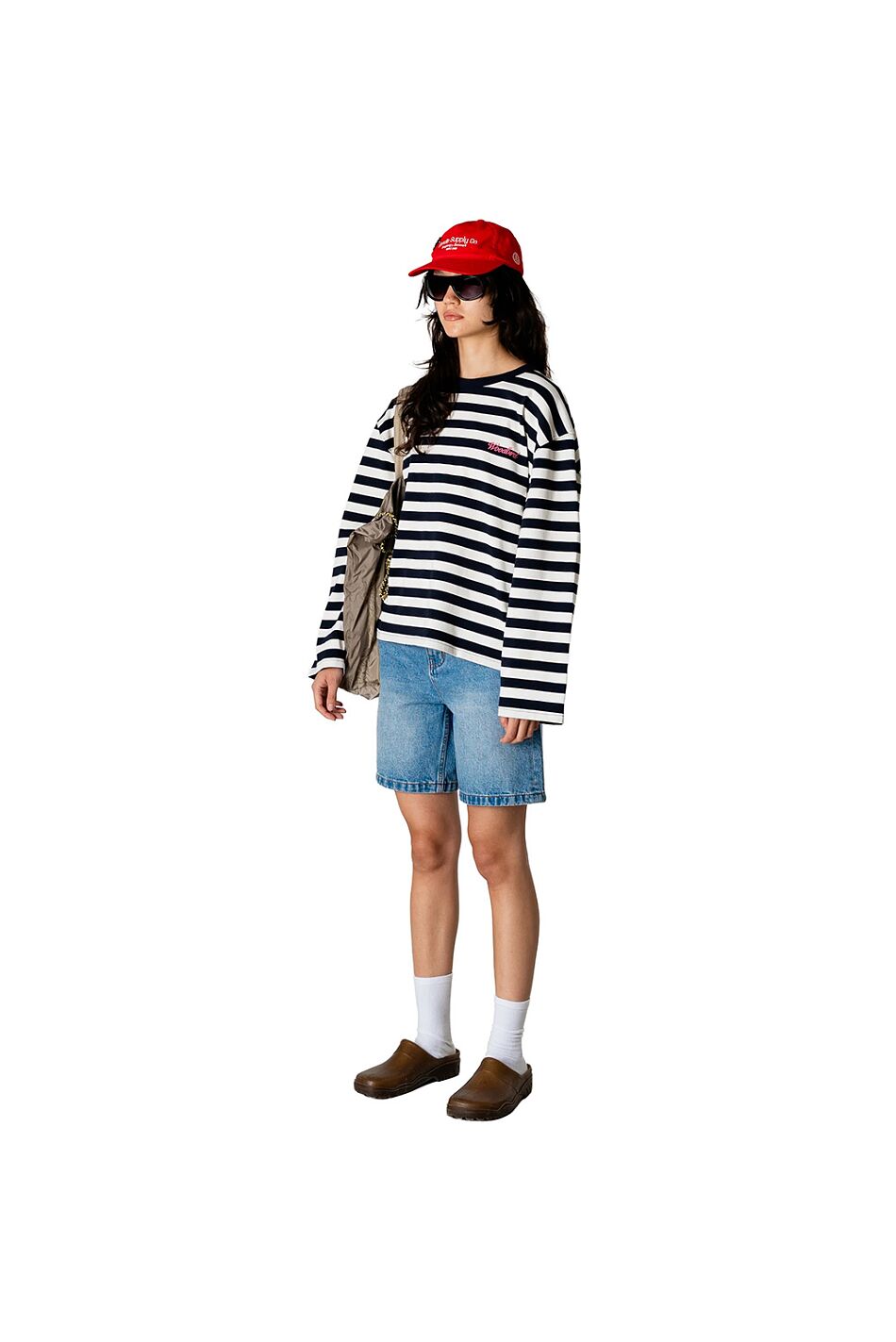 WBJOUL WIDE SLEEVE STRIPE TEE