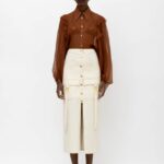 ELECTRA SILK ORGANZA SHIRT WITH RUFFLES