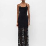 EVINA LONG LACE DRESS