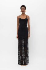 EVINA LONG LACE DRESS