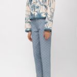 MALIKA QUILTED PRINT JACKET