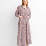 LONG STRIPE SHIRT DRESS