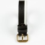 CONTRAST LEATHER BELT