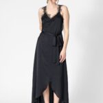 WRAP DRESS WITH LACE