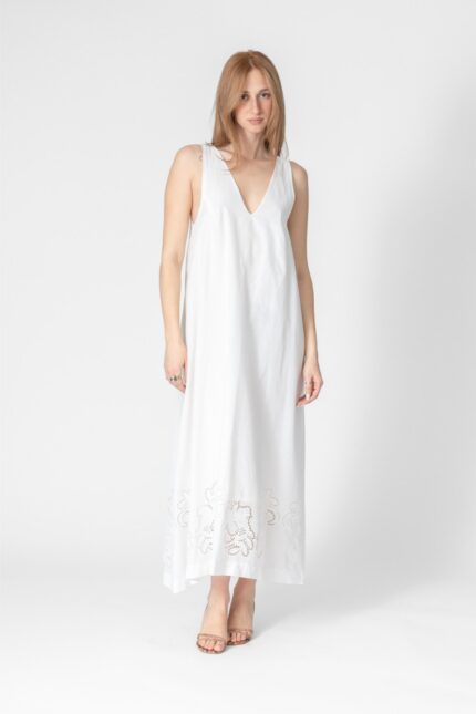 LACE BORDER DRESS