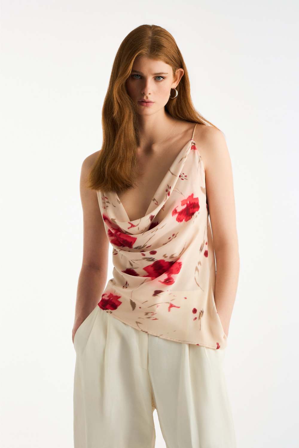 CA196_PRINTED_CREPE_TOP_TYPE PRINTED CREPE TOP - Image 1