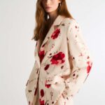 FLOWER OVERSIZED BLAZER