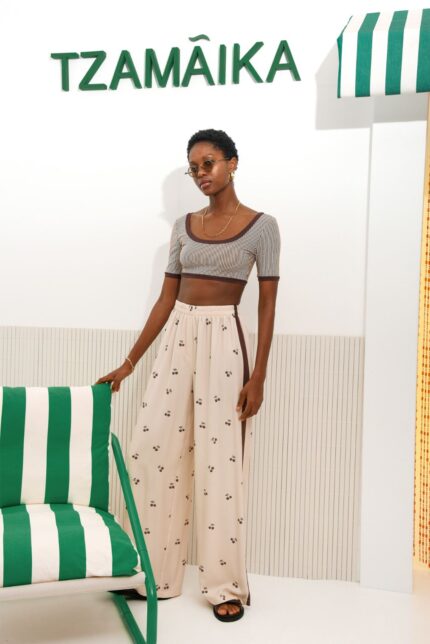 CHERRY ISLAND WIDE PANTS