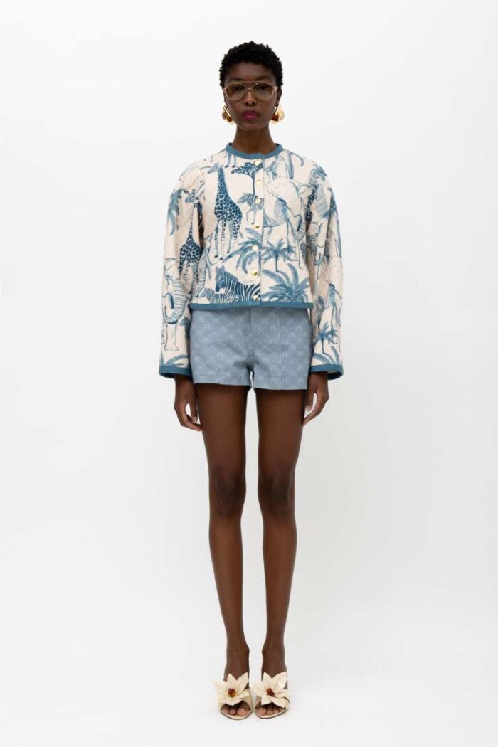 ZENZI MONOGRAM SHORTS