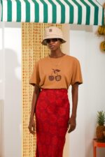 HIBISCUS SKIRT RED - Image 2