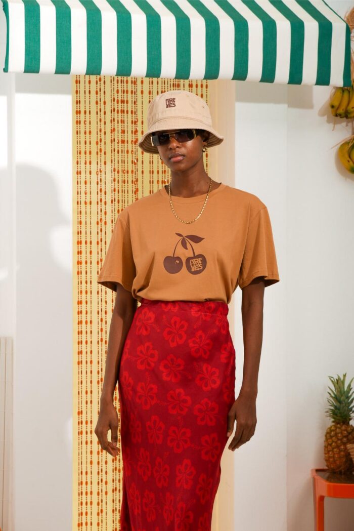 HIBISCUS SKIRT RED - Image 2