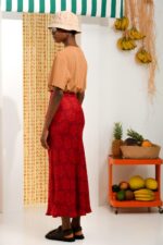 HIBISCUS SKIRT RED - Image 4