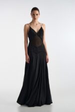 EMMA SATIN MAXI DRESS