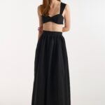 EMILY LINEN SATEN TOP