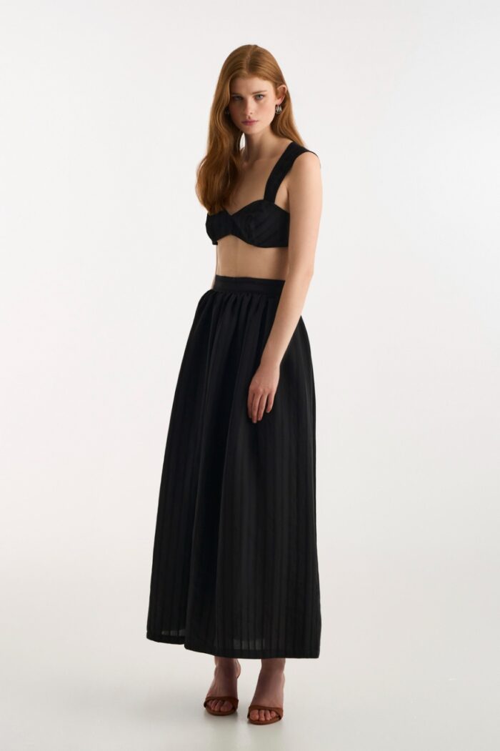 EMILY LINEN SATEN TOP - Image 2
