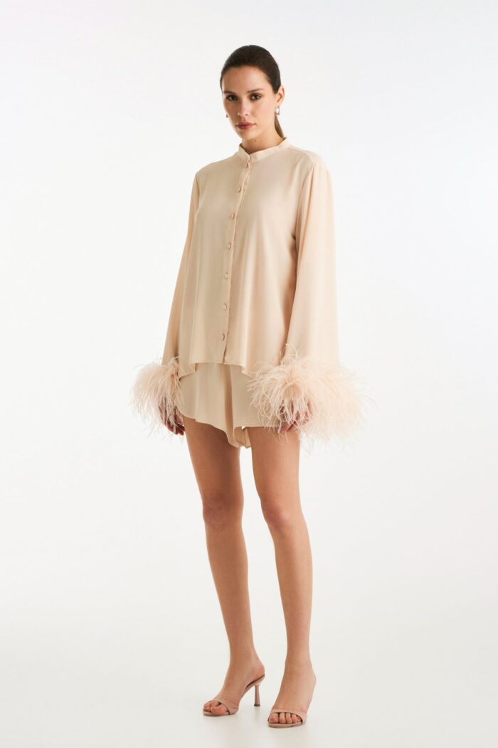 SATIN ROBE SHIRT - Image 2