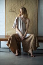 HIGH - WAIST CRINKLED