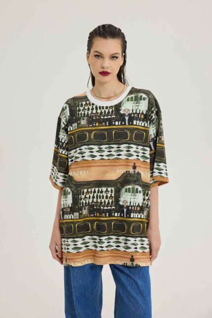 CHEETAH T-SHIRT (ALL OVER MYSTERY MUNCHERS)