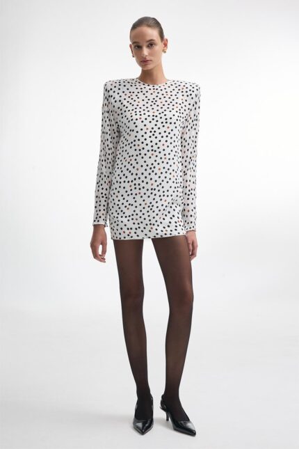 DOT COM MINI DRESS