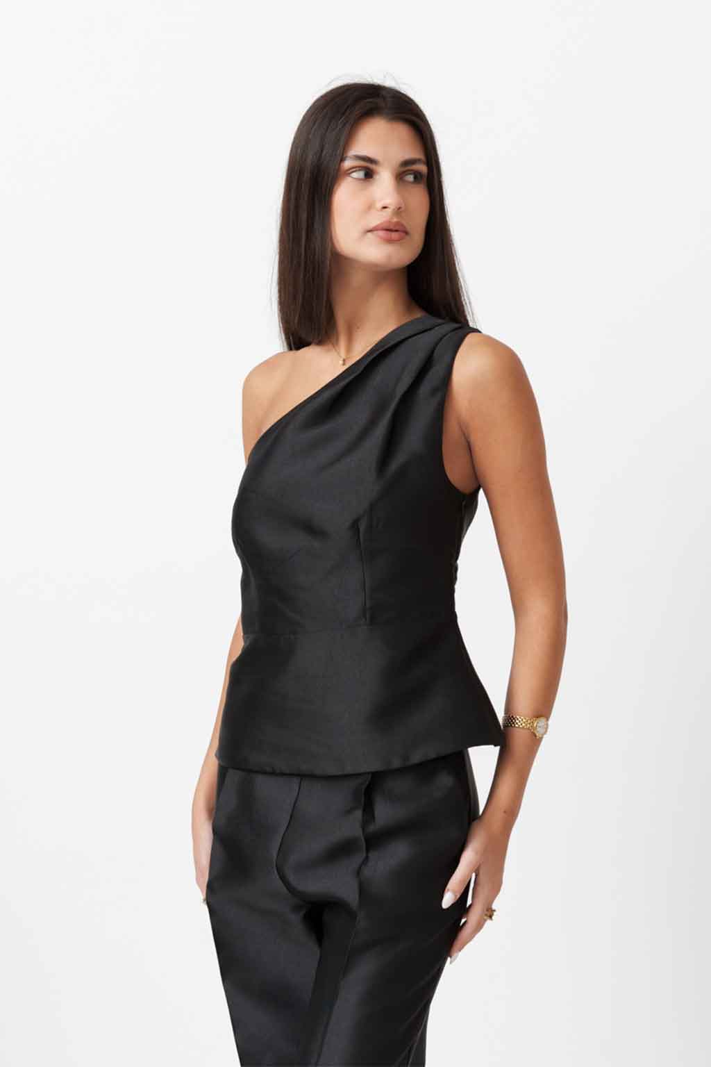 DUCHESS ONE SHOULDER TOP DUCHESS ONE SHOULDER TOP