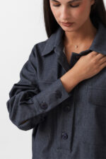 DENIM SHIRT TOP - Image 5