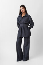 DENIM SHIRT TOP - Image 3