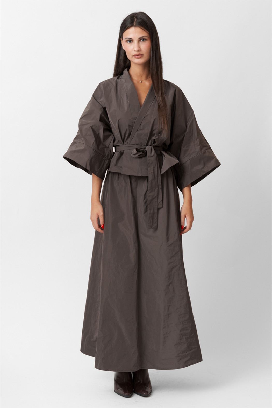 FW25.W39.42.2-BR1 TAFFETA SKIRT - Image 1