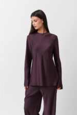 SATIN LONGSLEEVE TOP - Image 9