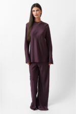 SATIN LONGSLEEVE TOP - Image 4