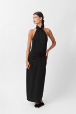 HIGH NECK FITTED DRESS - Image 9