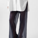SILK SHEER PANTS