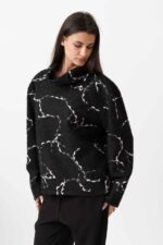 HIGH NECK KNIT TOP - Image 2