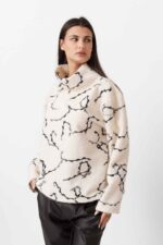 HIGH NECK KNIT TOP - Image 4