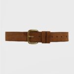 POWER LEATHER BELT BROWN