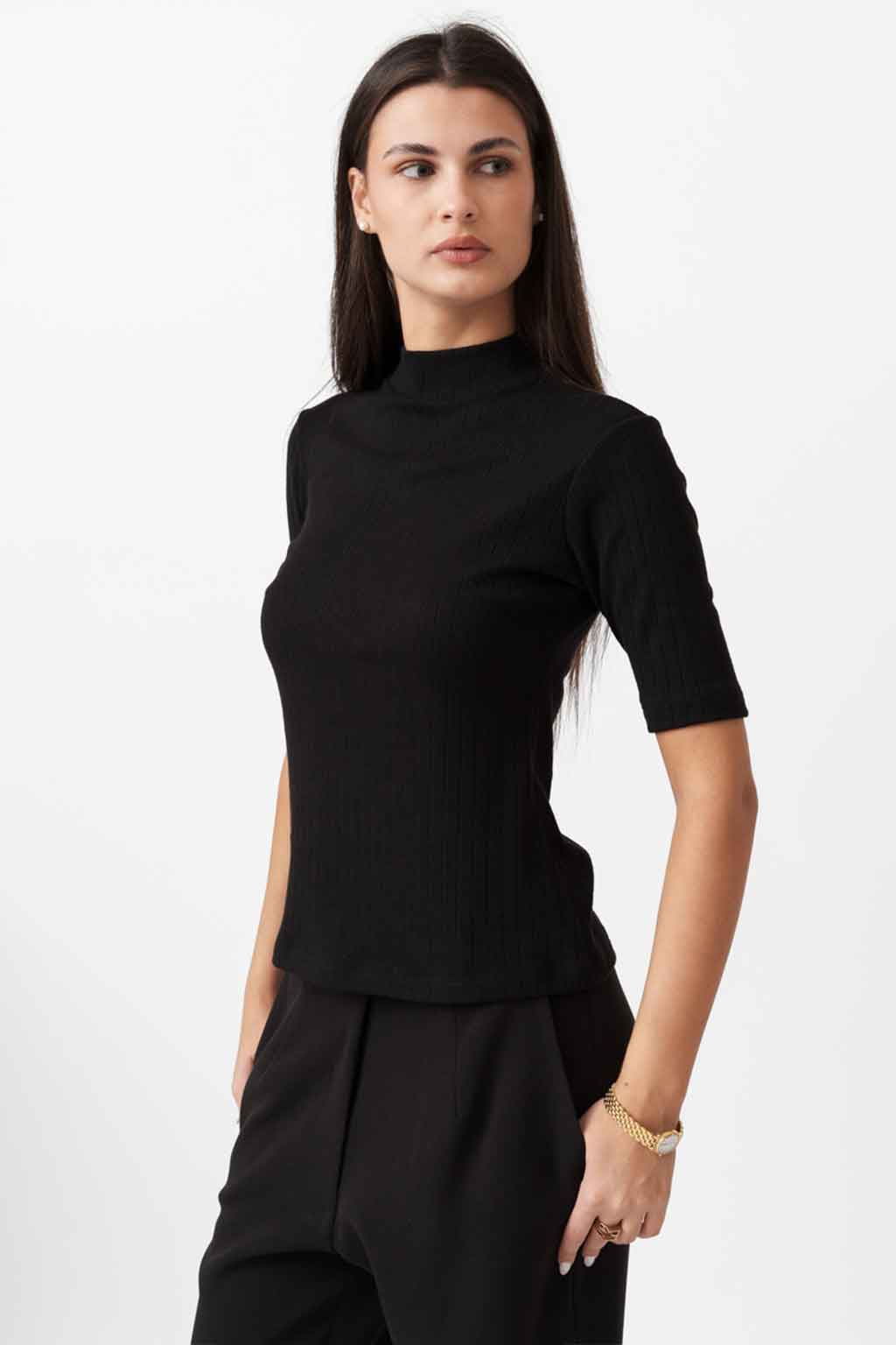RIB KNIT TOP RIB KNIT TOP