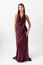 SATIN LONG SKIRT - Image 2