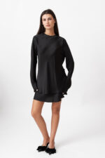 SATIN MINI SKIRT - Image 3