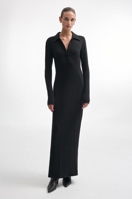 WHITNEY LONGSLEEVE MAXI DRESS