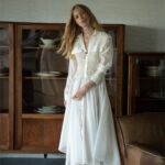 SEMI-SHEER SMOCKED MUSLIN