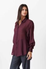 WOOL BLENDED SHEER SHIRT - Image 4