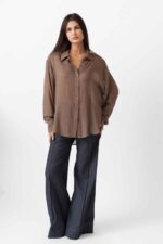 WOOL BLENDED SHEER SHIRT - Image 6