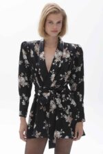 ZELMA MINI WRAP DRESS