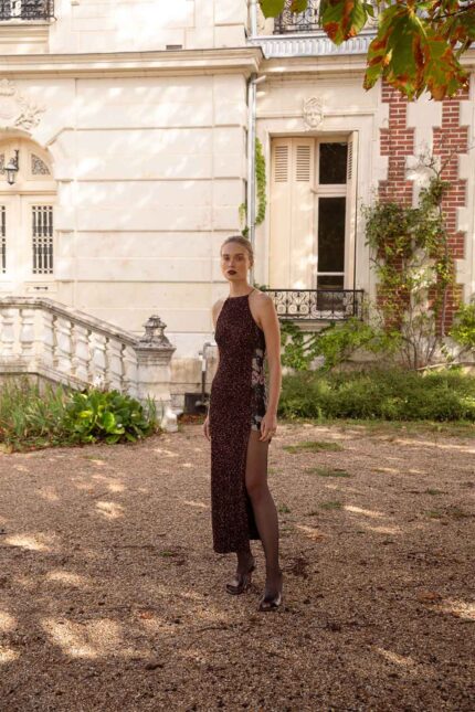 FLORAL SEQUIN EMBELLISHED