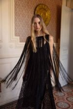 BEADED FRINGED EMBELLISHED